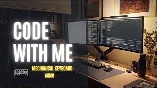 Code With Me - Raw Relaxing Sound - Mechanical Keyboard - ASMR - 3 hours - 4K ⌨️