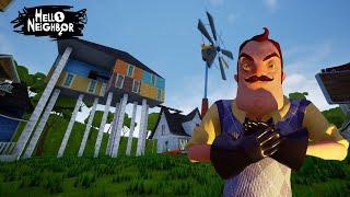 Привет Сосед!!!СТЕПАНЫЧ ампутировал себе ноги МОДЫ ( hello neighbor )