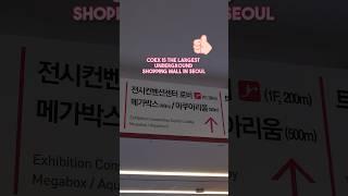 Korea's underground shopping malls!! #shorts #coexmall