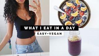 WHAT I EAT IN A DAY #2 - SUPER EASY + VEGAN | Asia Jackson
