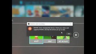 How to fix NVENC error: Unsupported device | OBS Studio error | quick fix | 2021 #shorts