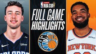 MAGIC at KNICKS | EMIRATES NBA CUP  | FULL GAME HIGHLIGHTS | December 3, 2024