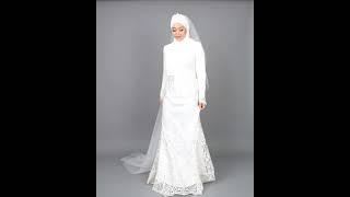 Maryam Durian Kimchi Wearing Wedding Dress Bride Series 2021 Reana Dress by Hijabistahub