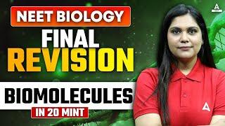 Biomolecules Class 11 Biology One Shot | FINAL REVISION | NEET 2024 | Garima Goel