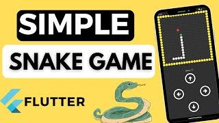 Simple Snake Game  |  Flutter UI Speed Code | 2024