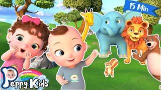 Jungle Safari | Wild Animals for Kids & More Nursery Rhymes By Peppy Kids