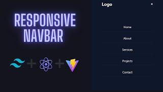 Responsive Tailwind CSS Navbar || React || Vite