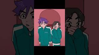 Player 230 X Player 124’s friendship #squidgame #thanos #namgyu #230 #124 #gacha #shorts #kpop