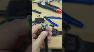 #Tesla cable #repair #shorts