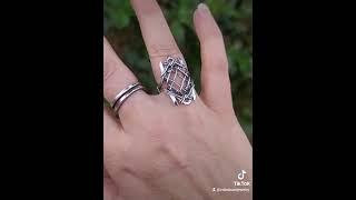 Renaissance medieval handmade wire wrapped soldered sterling silver ring by ZDArtisanJewelry Etsy