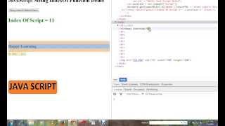 STRINGS INDEXOF METHOD IN JAVASCRIPT DEMO