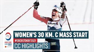 Johaug takes 4th gold | Women's 30 km  C Mass Start | 2021 FIS Nordic World Ski Championships