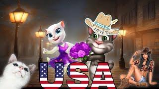 Talking Angela 2  Talking Tom 2 Musical battle time 