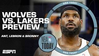 Timberwolves vs. Lakers preview  Lebron & Bronny pairing + Anthony Edwards expectations | NBA Today