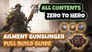 [PoE 2] Destroy the Endgame | Gemling Legionnaires Ailment Gunslinger Full Build Guide | All Setups