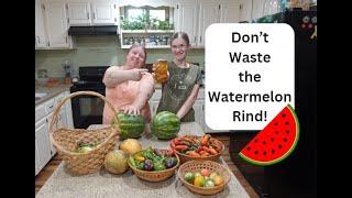 How to Can WATERMELON RIND PICKLES (Tastes Like Peach Pie!)