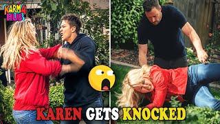 Karen ACTUALLY Messes With The WRONG GUY.. (INSTANT KARMA) | Aggressive Karens Got INSTANT KARMA #8