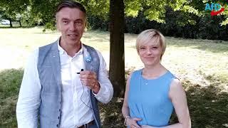 Olga Petersen (MdHB) mit dem Aufruf am 13.09. in NRW die AfD zu wählen