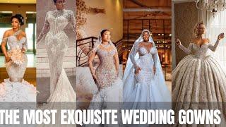 The Most Expensive & Gorgeous Wedding Gowns/Premium Wedding Dresses for Brides/White Wedding Gowns