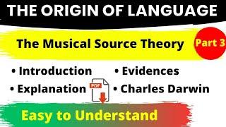 The Musical source | origin of language | the study of language | George Yule | linguistics, chap 1