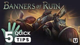 Banners of Ruin - 5 Tips To Get Started