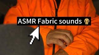 ASMR Fabric Scratching & Rubbing With Zippers Sounds (WindBreaker Jacket)