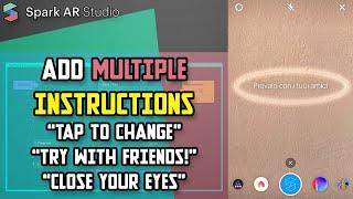 Spark ar studio multiple Instructions tutorial