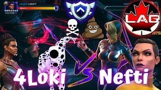 AW Season 52 Debut 4Loki vs Nefti! Getting Cooked By The New Tactic! Eating Special 3s! - MCOC