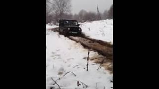 уаз по снегу абхазия