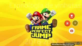 Cronologia de Vinhetas do frame perfect jump (2016-2017)