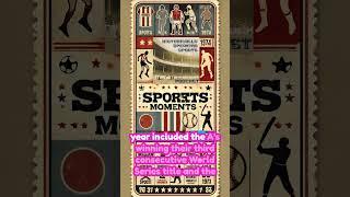 1974: A Year of Iconic Sports Moments" #70s #70ssports #muhammadali #sportshistory