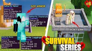 Best Iron Farm For Survival Series Minecraft 1.20.1 Episode #6 Mincecraft