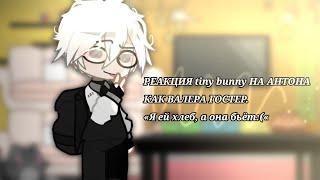 РЕАКЦИЯ tiny bunny НА АНТОНА КАК ВАЛЕРА ГОСТЕР «Я ей хлеб, а она бьёт:(«