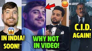 WOW! Mr beast in India? Why Elvish Yadav not in Carryminati Parody Video, CID Season 2