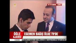 Süleyman TUNÇ ülke tv de konuğu Avrupa Birliği Bakanı Egemen Bağış 3G bağlantı