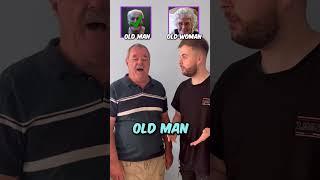 He Fights an Old Man? (This or That Challenge) #shorts