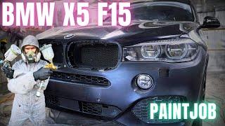 BMW X5 F15 Paintjob in home bodyshop. Фарбування,полірування,кераміка.