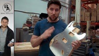 Making an ALUMINUM Guitar Top! (And MORE) | Stratocaster Guitar Kit Build