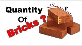 how to calculate quantity of bricks | suliman khan academy