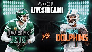 New York Jets Vs Miami Dolphins Week 14 Live Stream Reaction!