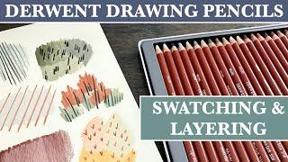 Derwent Drawing Pencils 24 Tin  Unboxing, colour swatching, first impressions