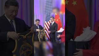 Newsom Gifts China's Xi a Golden State Warriors Jersey in California