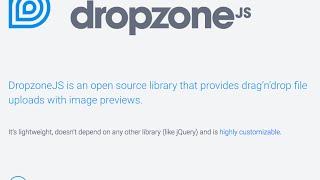 Dropzone with From and  Laravel 5