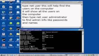 How to Find User Info and Change Password with CMD