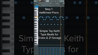 How to make simple Tay Keith type beats for Drake & 21 Savage