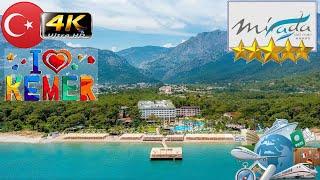 4K KEMER MIRADA DEL MAR 2024 GOYNUK HOTEL GOOD BEACH RESORT ANTALYA TURKEY
