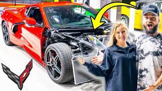 MAKING HER TOTALED CAR DRIVE AGAIN!!