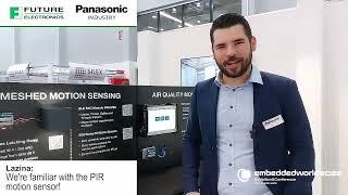 Panasonic Meshed Motion Sensing Demonstration. TechVentures with Lazina at Embedded World 2022