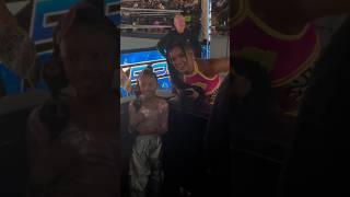 Bianca Belair With A Young Fan #biancabelair #wwe #wwesmackdow #naomi #wwelive #smackdown #wweraw