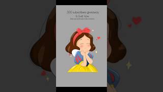 Draw snow white easy| digital art | cute simple illustration|